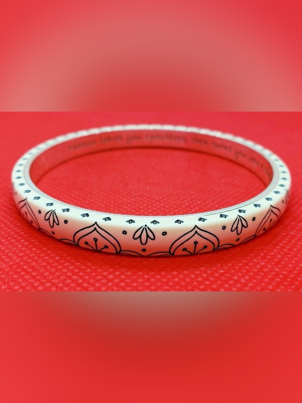 Brighton Casablanca Palace Royal bangle bracelet cream/black